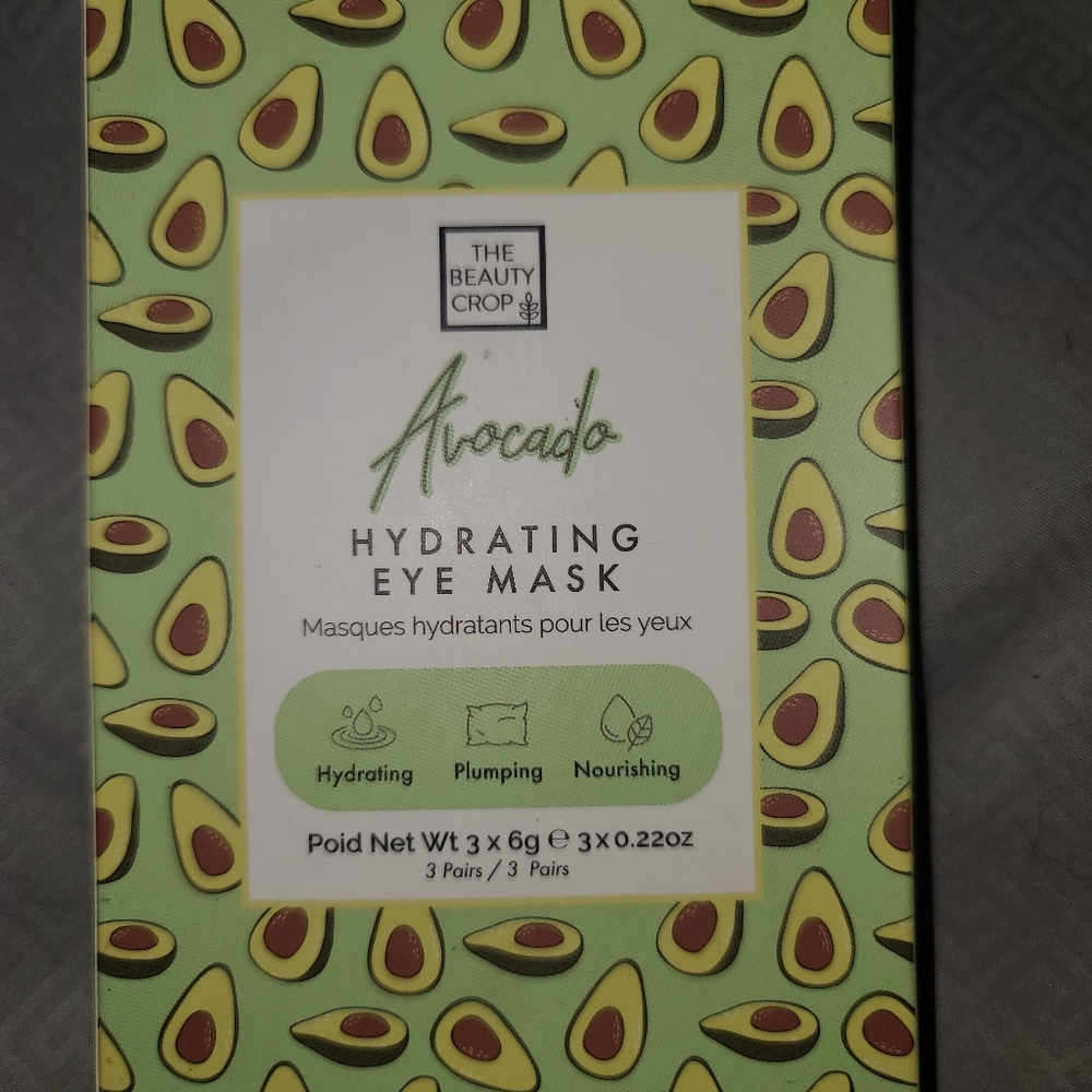 The Beauty Crop.  Avocado Eye Mask (single)